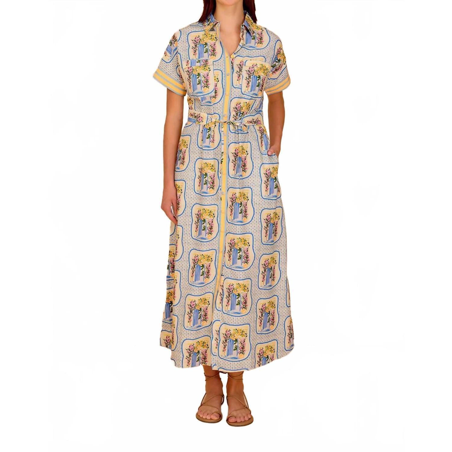 New Olivia By Livro Daphne Dress In La Puerta Azul